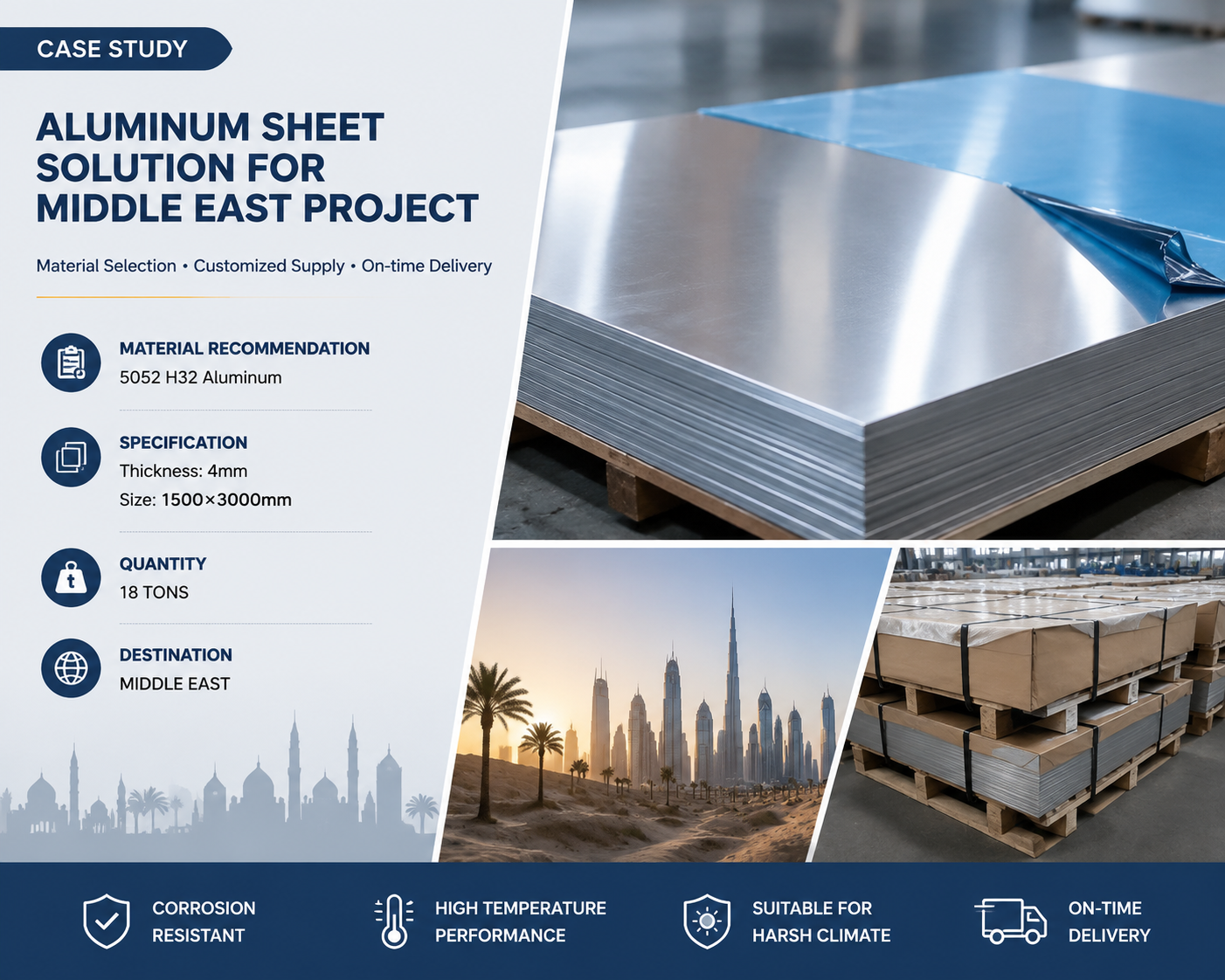 Latest company case about Material Selection Solution for Middle East Industrial Project