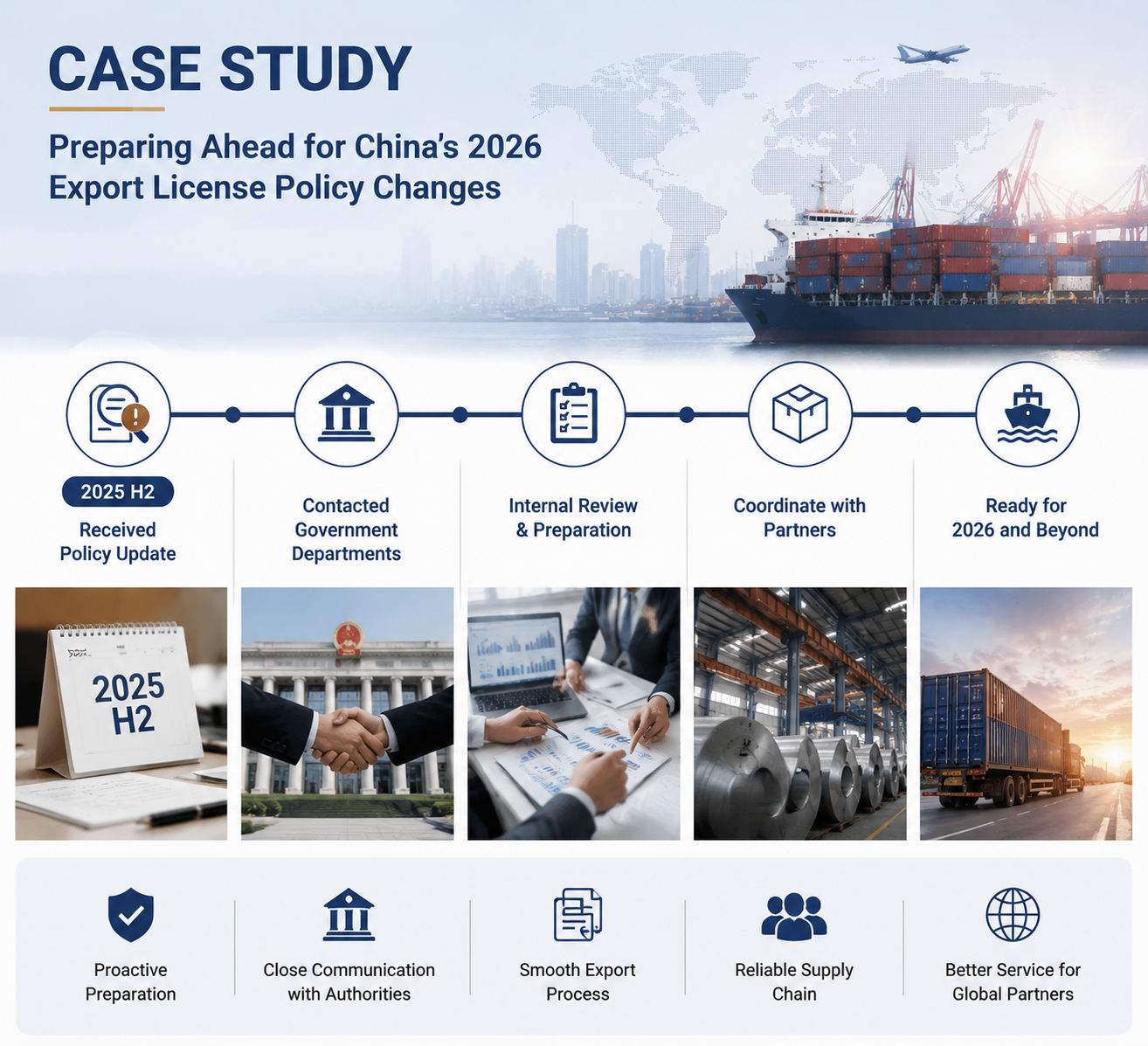 Latest company case about Early Preparation for China’s 2026 Export License Policy Changes