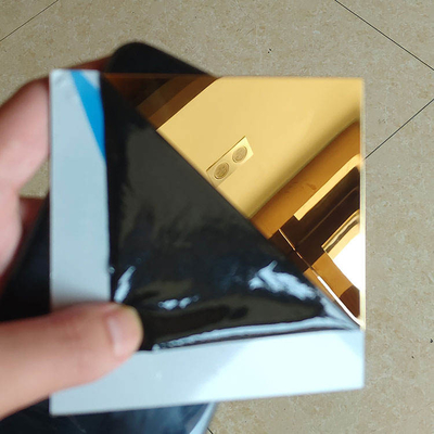 304 Rose Golden Decorative Stainless Steel Panels 0.3mm 200 Series
