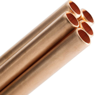 C10400 C10500 C10700 EN H62 H65 H68 Metal Seamless Tube straight pipe /Copper Pipe OD 1/2" 3/4" Copper Round Tubes