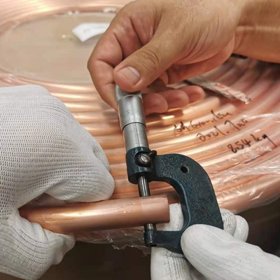 High Quality Refrigeration Air Conditioner Connecting Copper Pipe Pancake Coil Capillary Copper Coil Copper tube