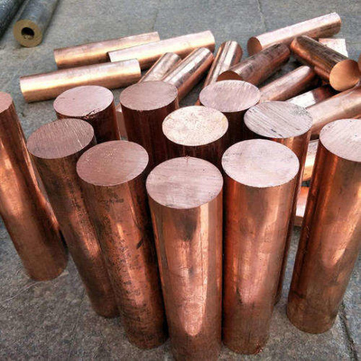 ASTM B187 C12200 Phosphorus-Deoxidized Copper Round Bar Excellent Corrosion Resistance For Heat Exchangers