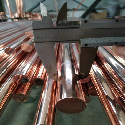 ASTM B187 C12200 Phosphorus-Deoxidized Copper Round Bar Excellent Corrosion Resistance For Heat Exchangers