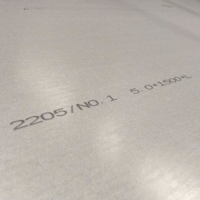 ASTM A790 2205 Stainless Steel Plate 1000-8000mm Length Resistivity