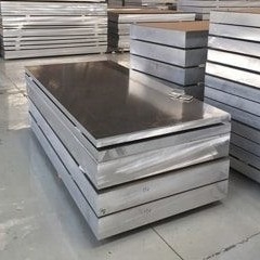 Silver Aluminum Plate Sheet 500-6000mm Length Hot Rolling Processing Technology