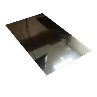 PVD Coated Mirror Polished Stainless Steel Plate Gold / Rose Black Color