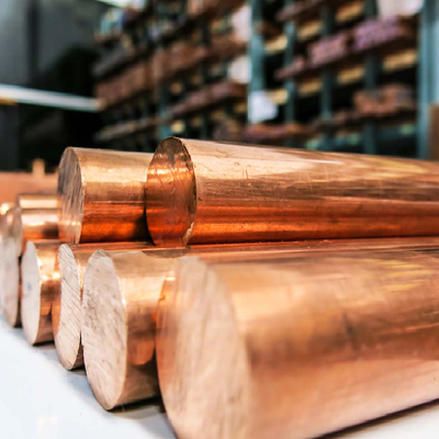 JIS H3250 C1100 Pure Copper Round Bar Polished Surface For Electrical Engineering
